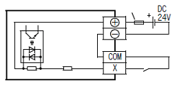 FX2NC-16EX-T輸入回路